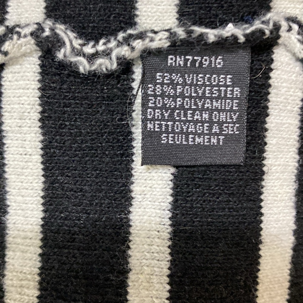 Moth (Anthropologie) Longline Open Front Sweater Vest‎ Black Size OS - Picture 7 of 7